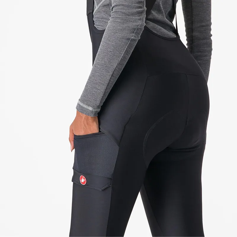 Castelli Unlimited Cargo DT Women's Bib Tights in Black-5