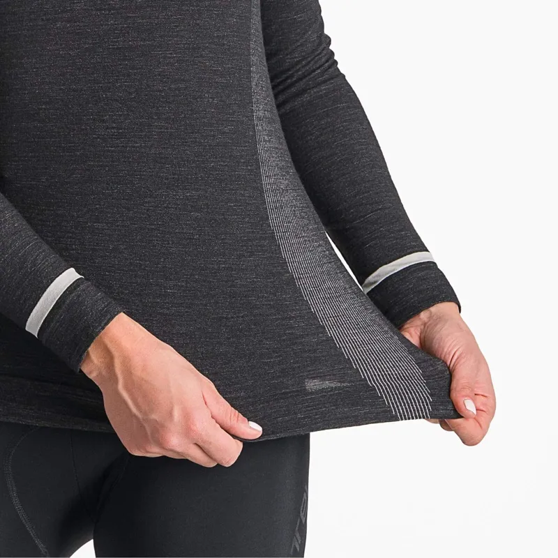 Castelli Merino Seamless Women's Base Layer in Black-3