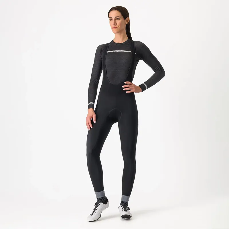 Castelli Merino Seamless Women's Base Layer in Black-4