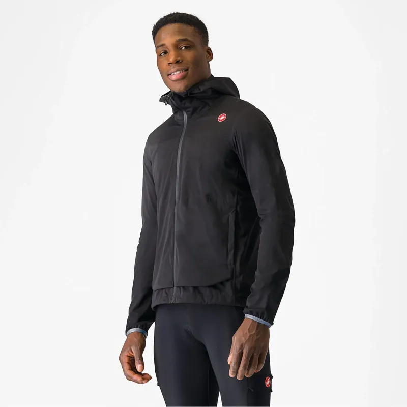 Balfes Bikes Castelli Unlimited Rain Jacket in Light Black | Free postage over £30, £10 off first order, price match & 0% finance.