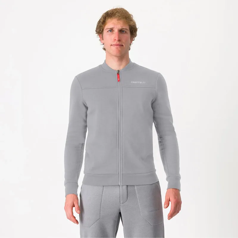 Castelli Classico Track Jacket in Cool Grey