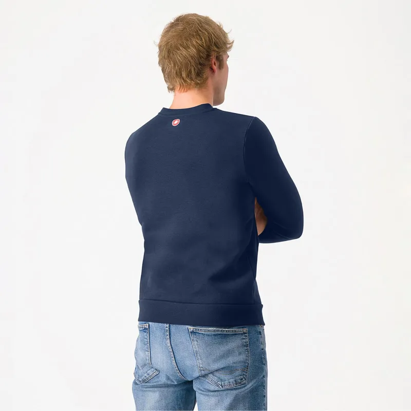 Castelli Classico Track Jacket in Belgian Blue-1