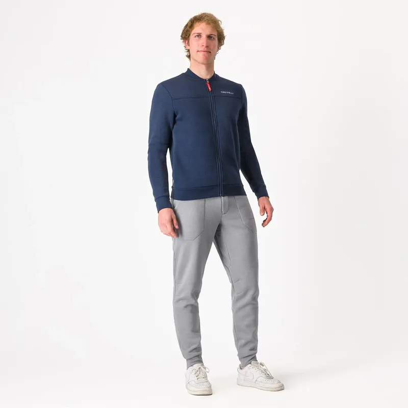 Castelli Classico Track Jacket in Belgian Blue-3