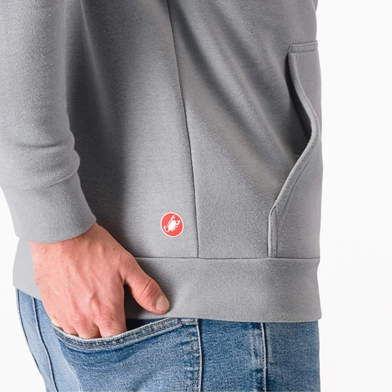 Castelli Classico Hoodie in Cool Grey-3