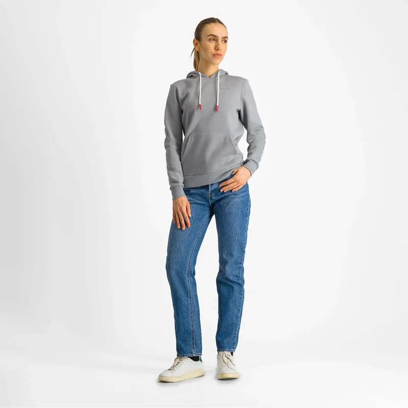 Castelli Classico Women's Hoodie in Cool Grey-2