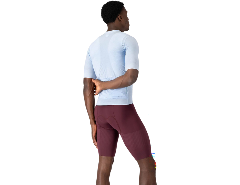 Castelli Premio Evo Bib Shorts in Deep Bordeaux/Winter Sky-1