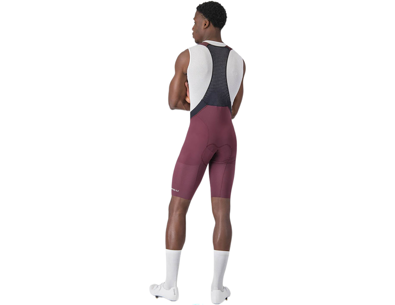 Castelli Premio Evo Bib Shorts in Deep Bordeaux/Winter Sky-2