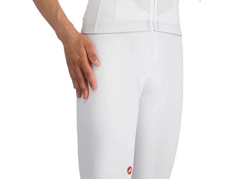 Castelli Free Aero Race S Bib Shorts in White-3