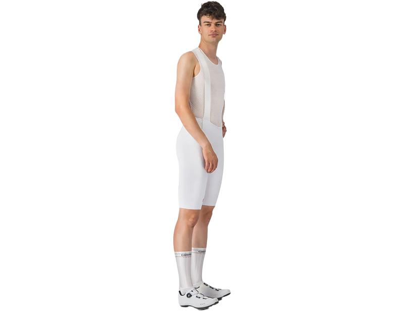Castelli Free Aero Race S Bib Shorts in White-6