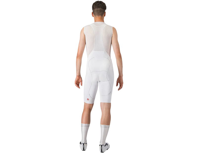Castelli Free Aero Race S Bib Shorts in White-7