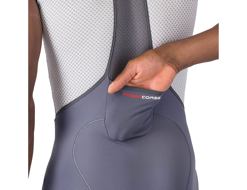 Castelli Free Aero Race S Bib Shorts in Smoky Grey-4