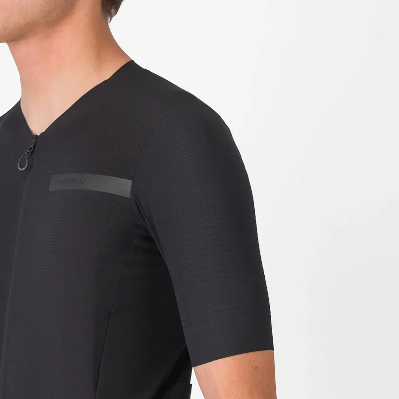 Castelli Premio Evo Short Sleeve Jersey in Light Black/Black-3