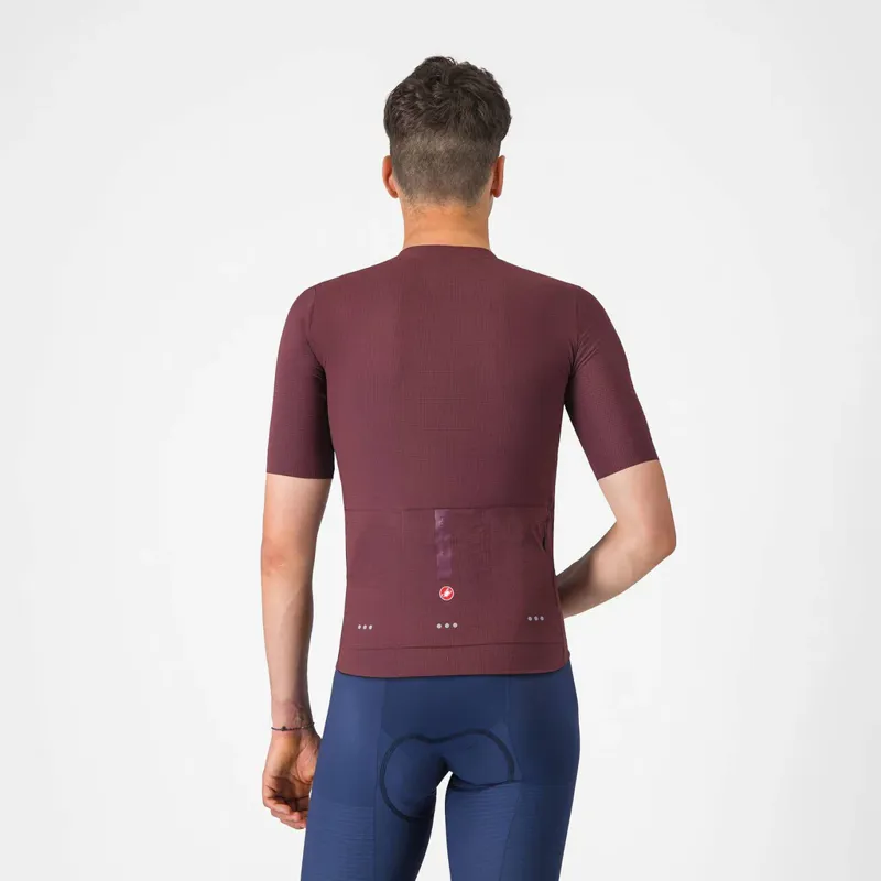 Castelli Premio Evo Short Sleeve Jersey in Deep Bordeaux-1