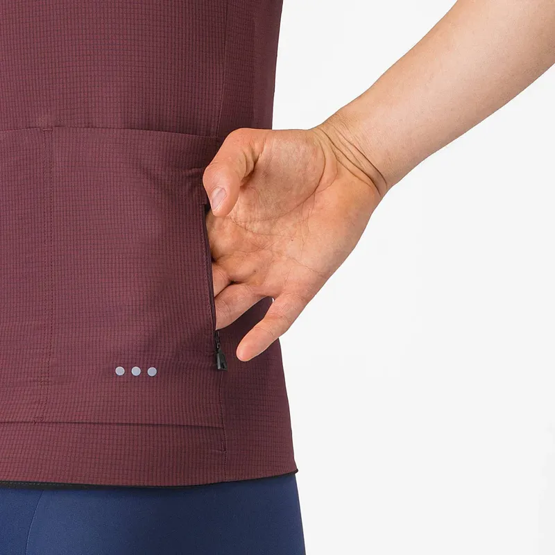 Castelli Premio Evo Short Sleeve Jersey in Deep Bordeaux-5