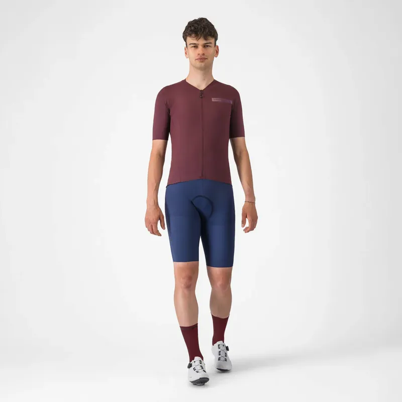 Castelli Premio Evo Short Sleeve Jersey in Deep Bordeaux-6