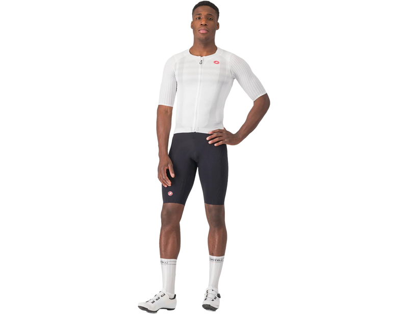 Castelli Aero Race 8S Short Sleeve Jersey in White-5