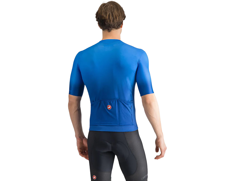 Castelli UPF Short Sleeve Jersey in Azzurro Italia-1