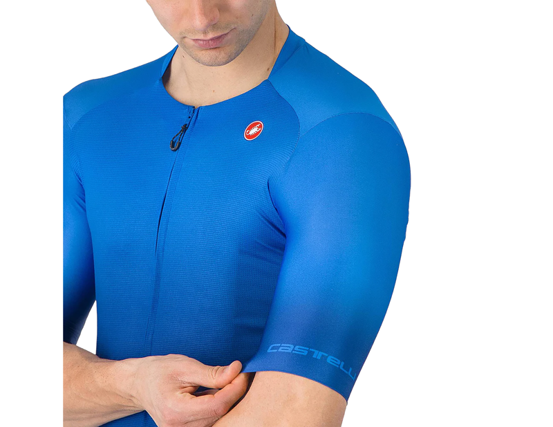 Castelli UPF Short Sleeve Jersey in Azzurro Italia-2