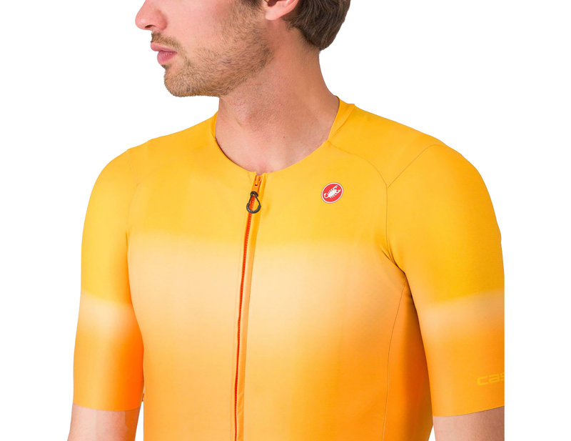 Castelli UPF Short Sleeve Jersey in Vivid Orange-2