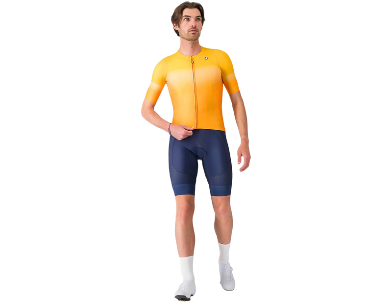 Castelli UPF Short Sleeve Jersey in Vivid Orange-5