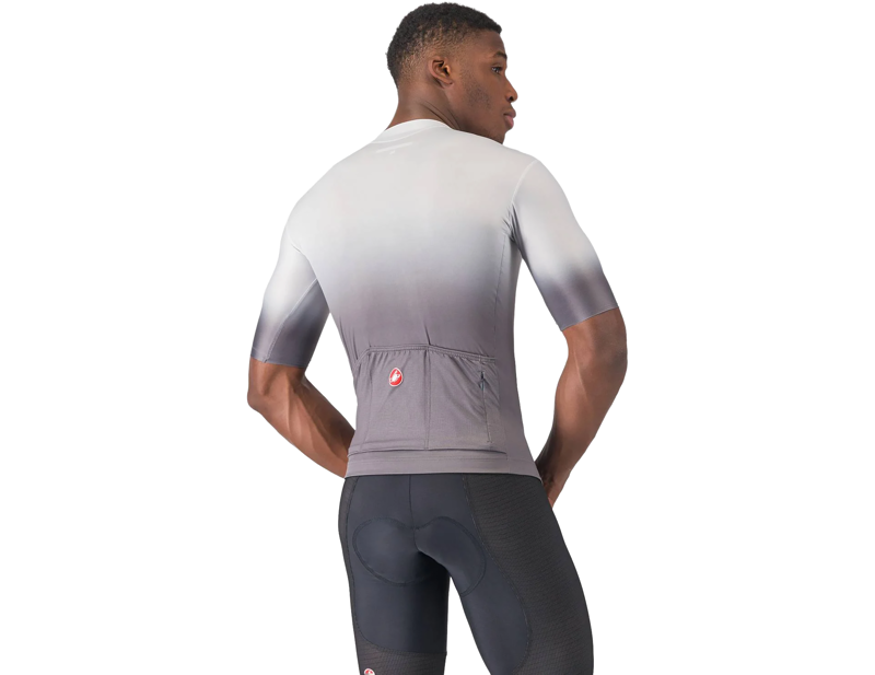 Castelli UPF Short Sleeve Jersey in Silver Grey-1