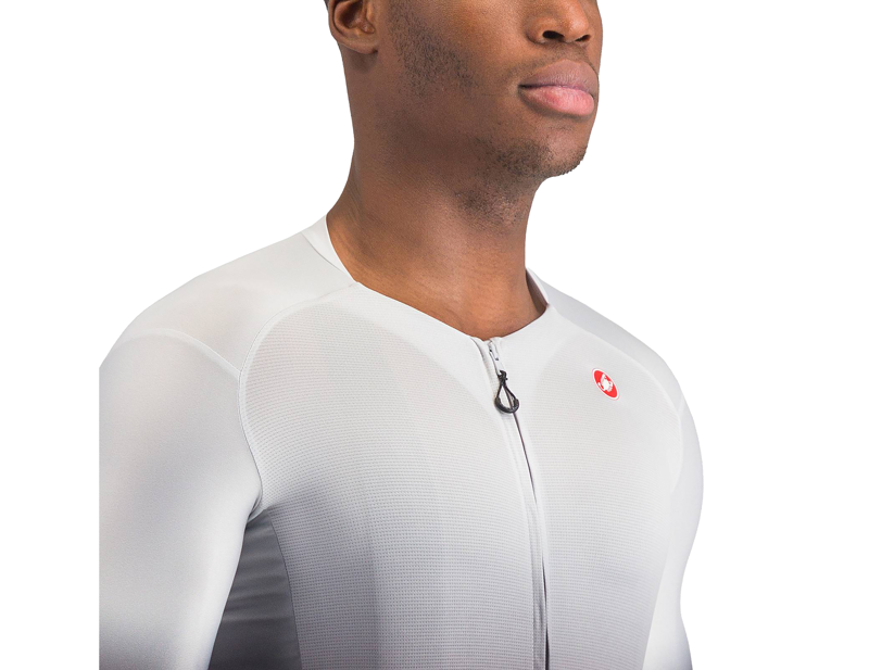 Castelli UPF Short Sleeve Jersey in Silver Grey-3