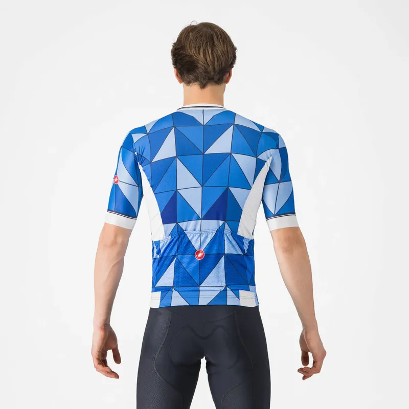 Castelli Heritage Short Sleeve Jersey in Azzurro Italia-1