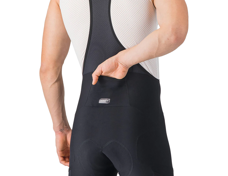 Castelli Unlimited Endurance Bib Shorts in Black-6