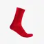 Castelli Espresso 18 Socks in Rich Red
