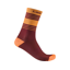 Castelli Simbolo 15 Socks in Vivid Orange/Deep Bordeaux