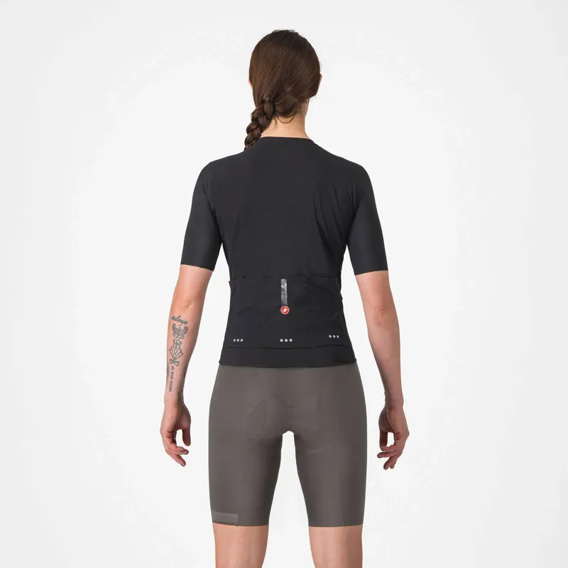 Castelli Premio Evo DT Womens Bib Shorts in Smoky Grey-1