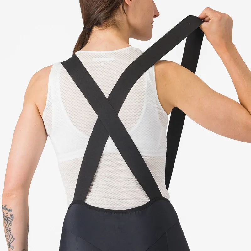 Castelli Prima 2 DT Womens Bib Shorts in Black/Black-3