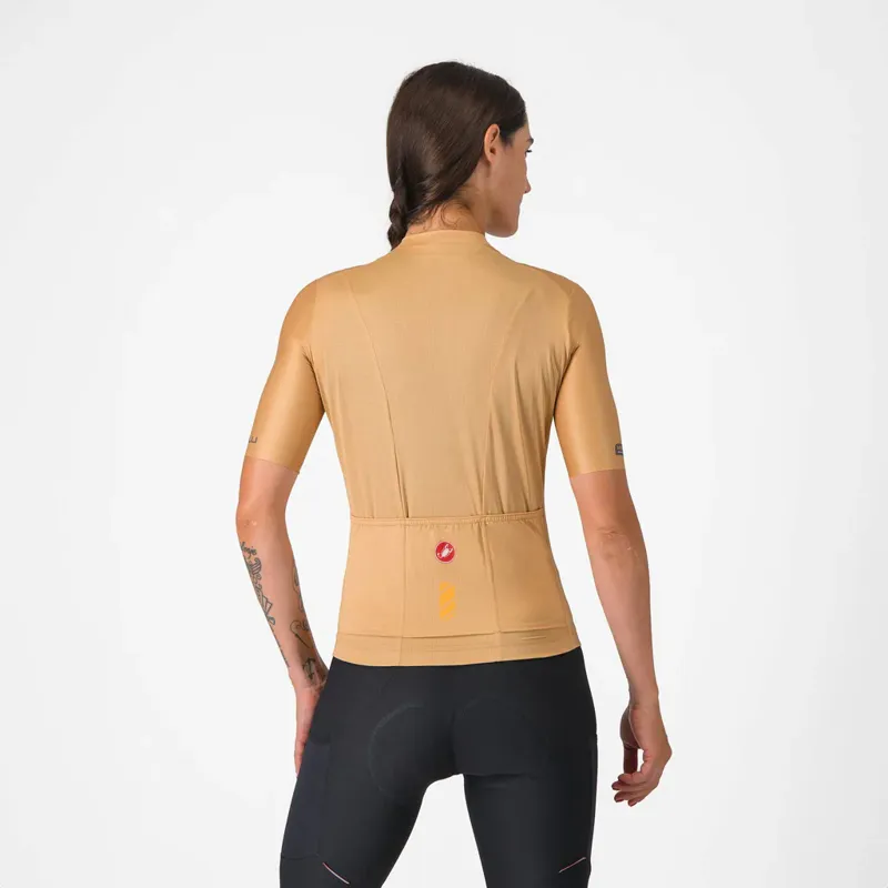 Castelli Unlimited Women's Short Sleeve Jersey in Toffee-1