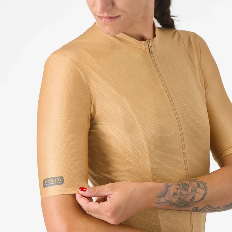 Castelli Unlimited Women's Short Sleeve Jersey in Toffee-2