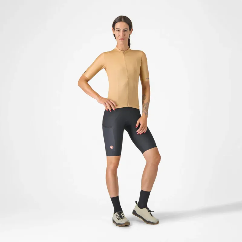 Castelli Unlimited Women's Short Sleeve Jersey in Toffee-5
