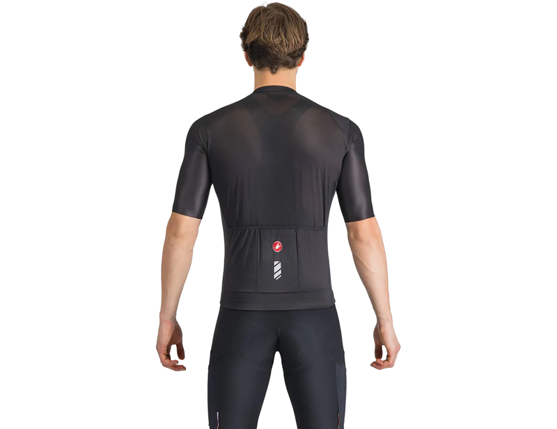Castelli Unlimited Entrata 3 Short Sleeve Jersey in Light Black-1