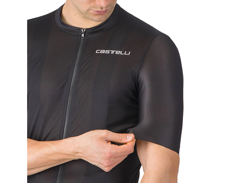 Castelli Unlimited Entrata 3 Short Sleeve Jersey in Light Black-4