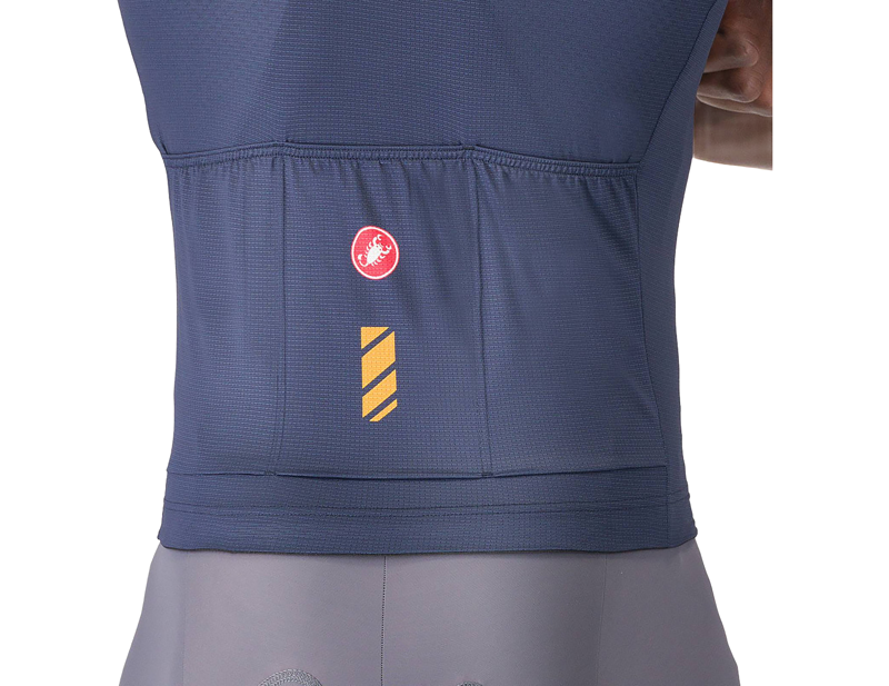 Castelli Unlimited Entrata 3 Short Sleeve Jersey in Belgian Blue-2