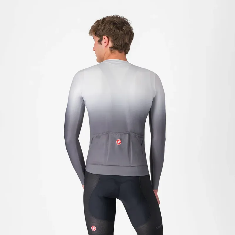 Castelli UPF Long Sleeve Jersey in Silver Grey-1