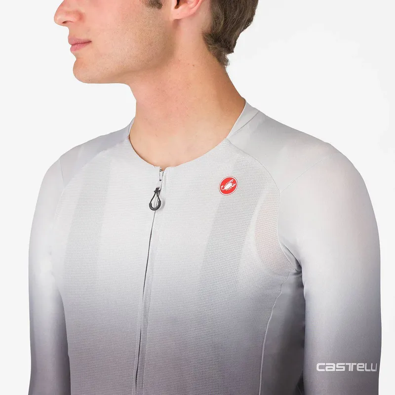 Castelli UPF Long Sleeve Jersey in Silver Grey-2