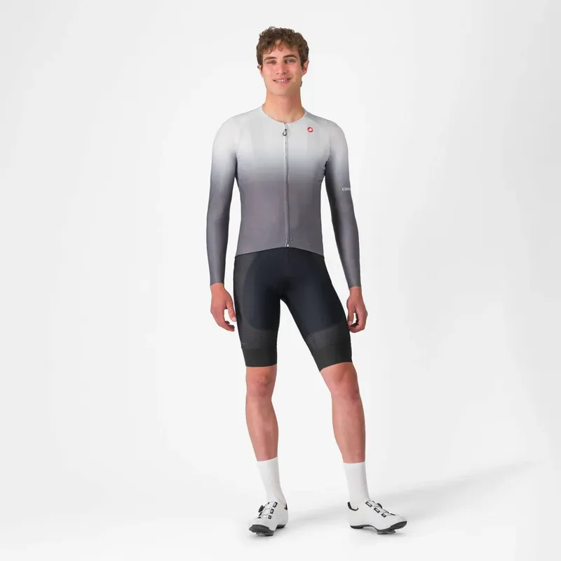Castelli UPF Long Sleeve Jersey in Silver Grey-5