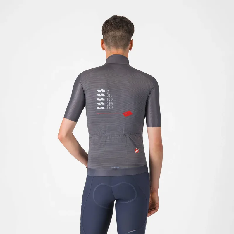 Castelli Espresso R-A/D Sleeveless Vest in Smoky Grey-1