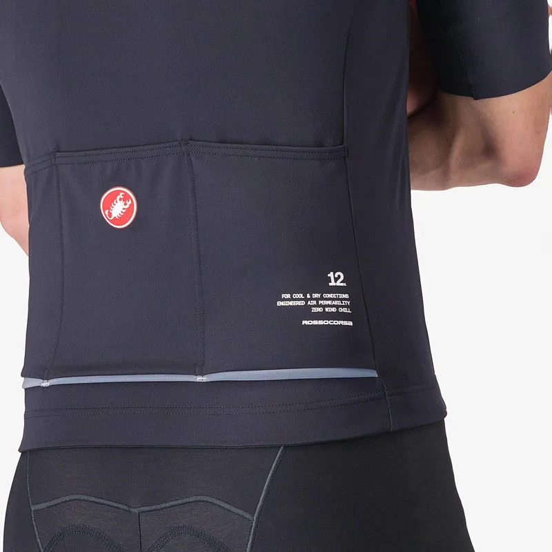 Castelli Do.Di.Ci. Short Sleeve Jacket in Light Black-3
