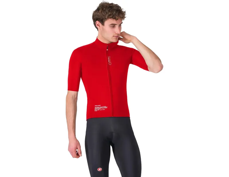 Balfes Bikes Castelli Do.Di.Ci. Short Sleeve Jacket in Rich Red | Free postage over £30, £10 off first order, price match & 0% finance.