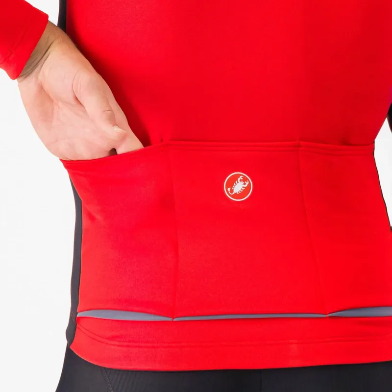 Castelli Entrata 2 Jacket in Red Black-3