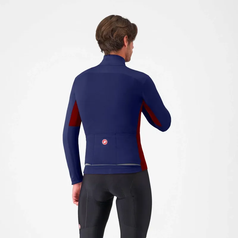 Castelli Entrata 2 Jacket in Belgian Blue/Bordeaux-1