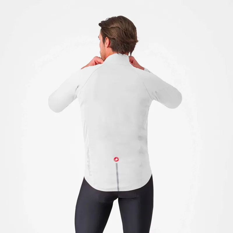 Castelli Emergency 3 Rain Jacket in White-1