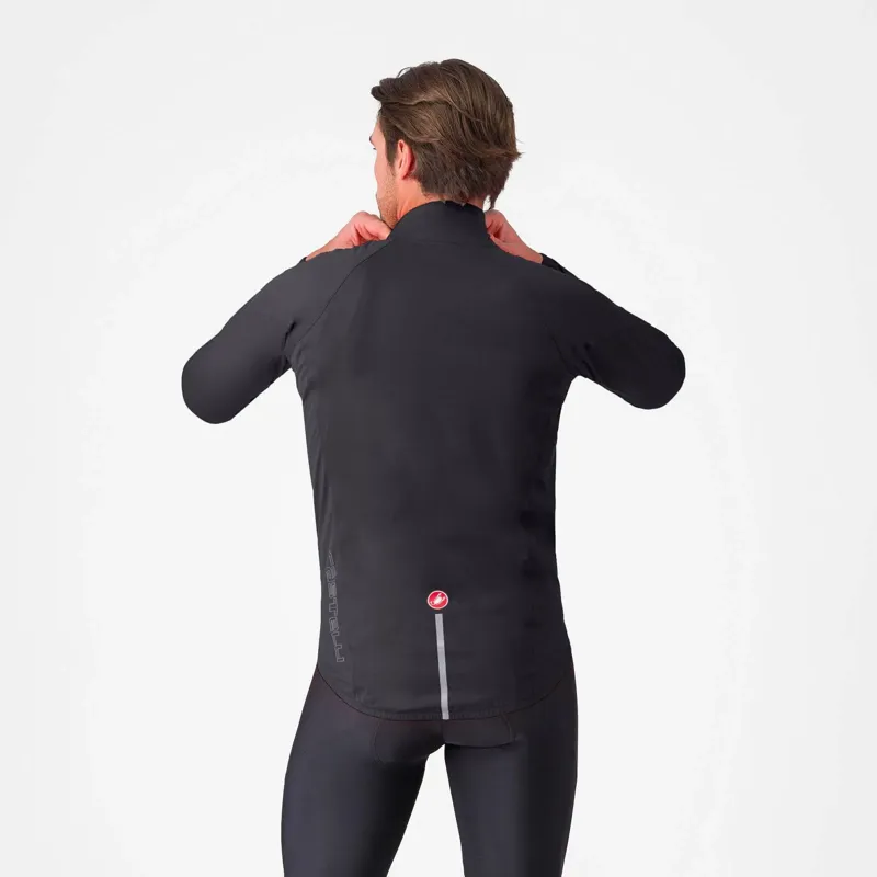 Castelli Emergency 3 Rain Jacket in Light Black-1