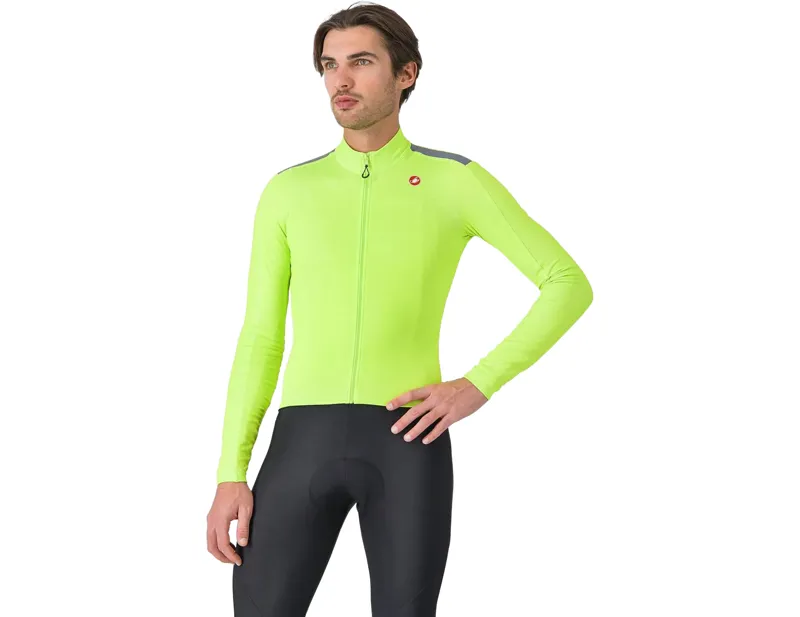 Balfes Bikes Castelli Puro 4 Jersey in Electric Lime | Free postage over £30, £10 off first order, price match & 0% finance.
