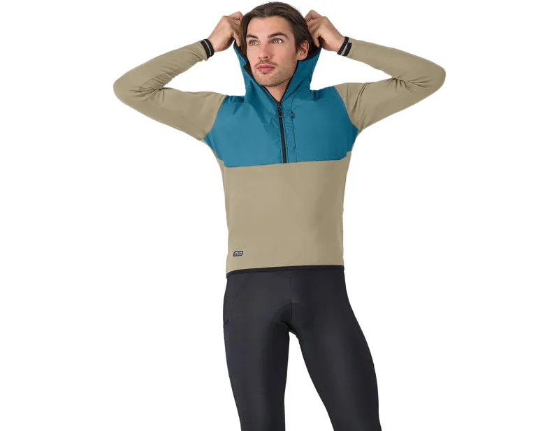 Balfes Bikes Castelli Unlimited Roam Hoodie in Olive Green/Teal Blue | Free postage over £30, £10 off first order, price match & 0% finance.